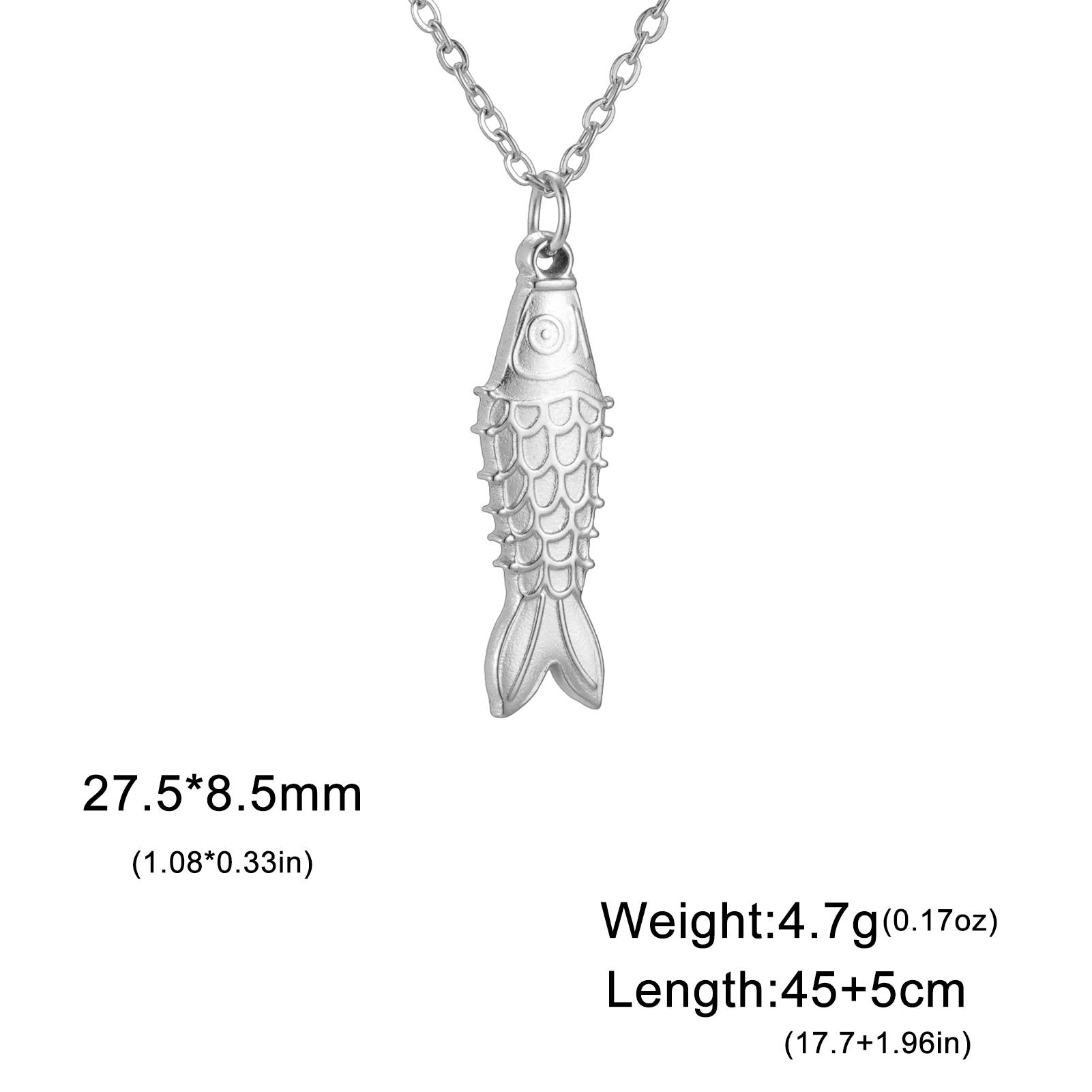 Dreamtimes Marine Fish Fashion Choker Necklace For Girls Women Ladies Boho Stainless Steel Pendant Jewelry Geometric Accessories
Dreamtimes Marine Fish Fashion Choker Necklace For Girls Women Ladies Boho Stainless Steel Pendant Jewelry Geometric Accessories