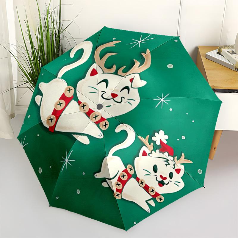 1pc Christmas Cats Automatic Open/Close Folding Umbrella - Compact 8-Rib Design, Daily Use, Perfect Gift for Friends & Family yy251124211
1pc Christmas Cats Automatic Open/Close Folding Umbrella - Compact 8-Rib Design, Daily Use, Perfect Gift for Friends & Family yy251124211