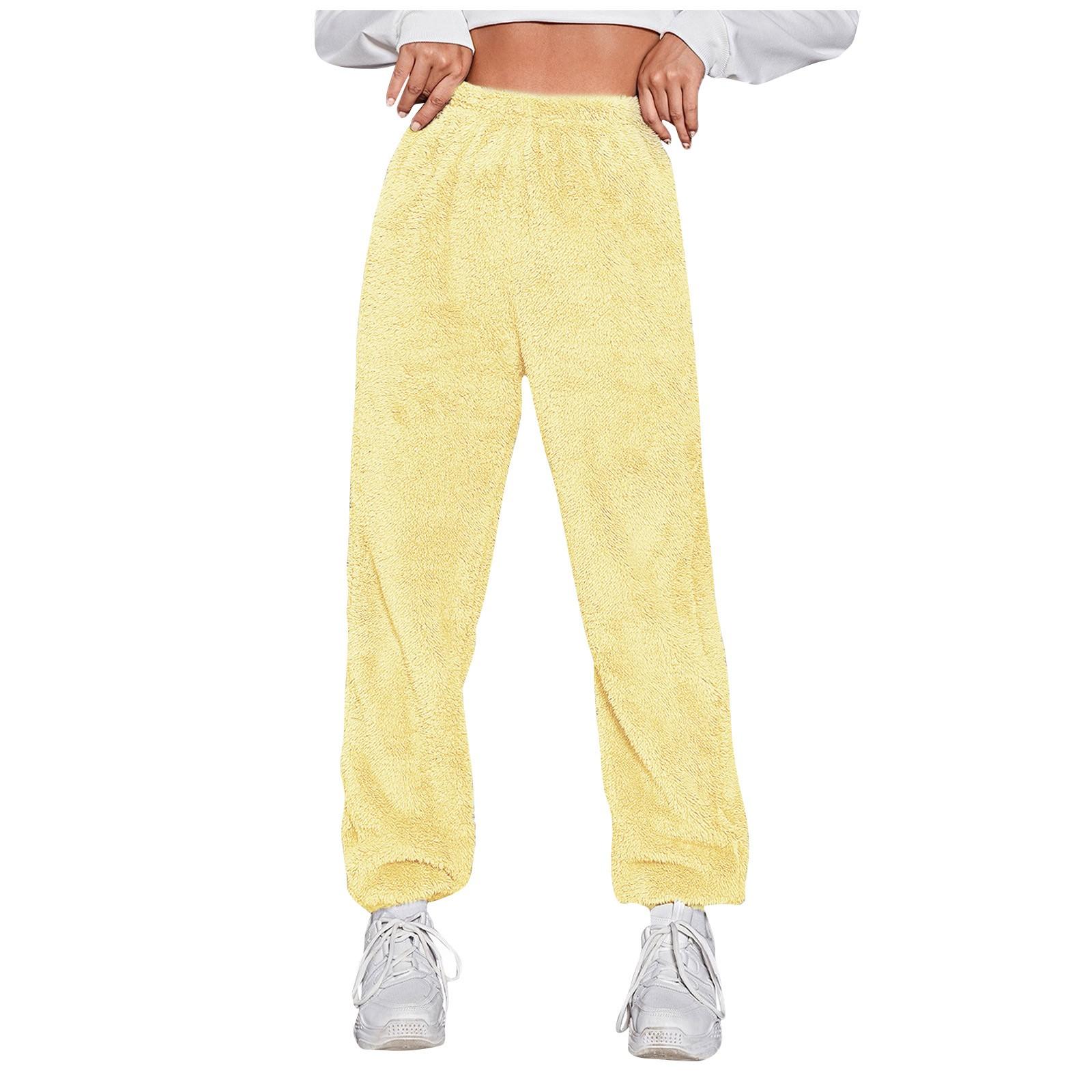 Women s Plush Casual Pants Loose Comfort Warm Home Pants XXXXL жовтий
Women s Plush Casual Pants Loose Comfort Warm Home Pants XXXXL жовтий