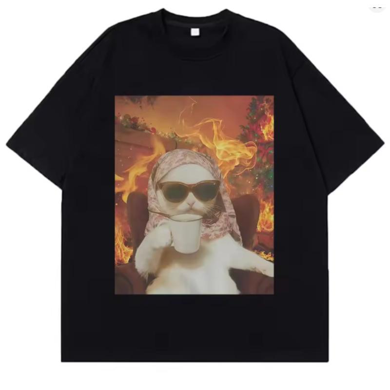 I Chill Cat Xmas Funny Cat Meme Tshirt Unisex Women Casual and Loose Tshirt Summer Cotton Hiphop Aesthetic Fashion Tshirts Tops S
I Chill Cat Xmas Funny Cat Meme Tshirt Unisex Women Casual and Loose Tshirt Summer Cotton Hiphop Aesthetic Fashion Tshirts Tops S