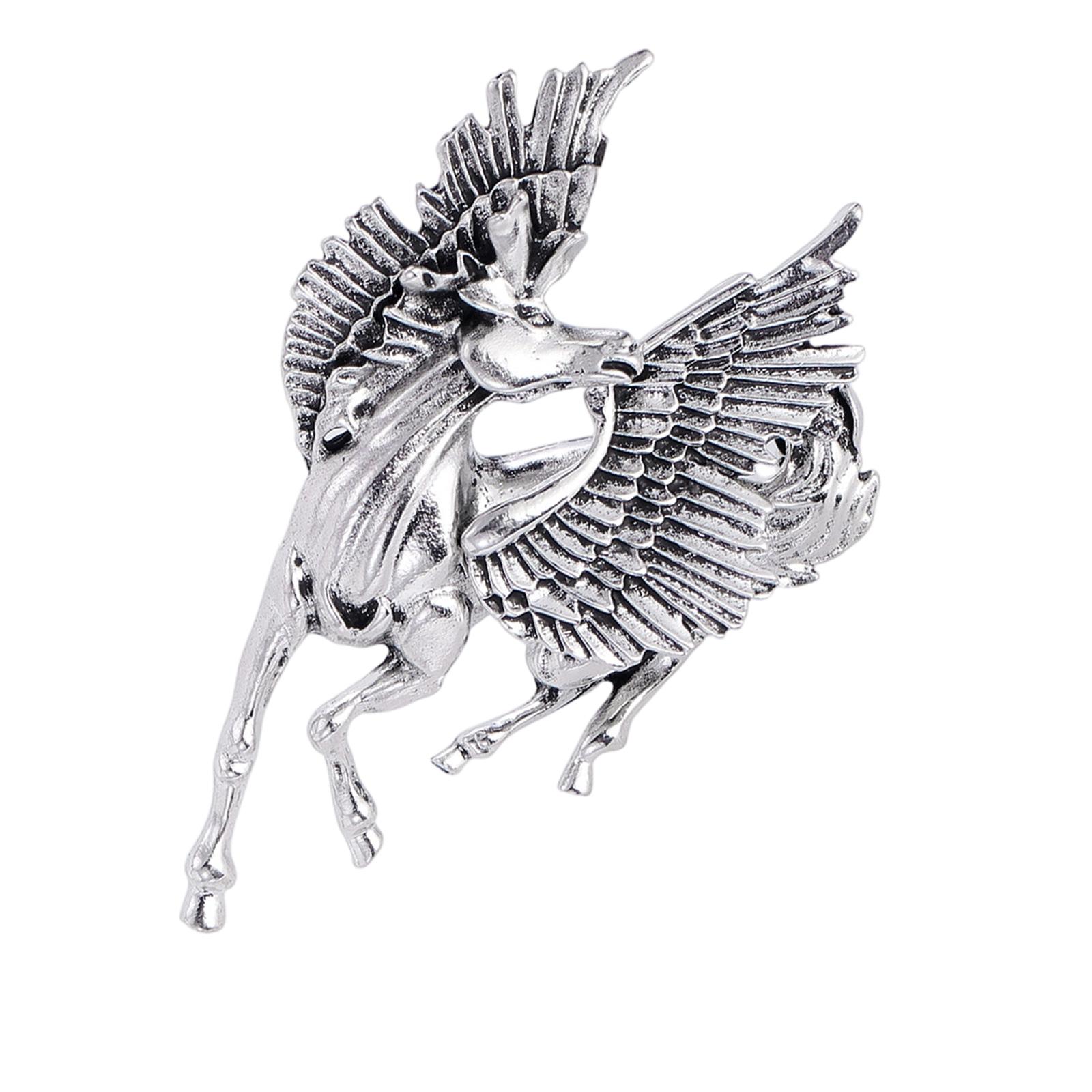 Mythical Pegasus Design Brooch Crafted from Plated Alloy Lapel Pin Ideal for Adding Charm to Attire and as Present
Mythical Pegasus Design Brooch Crafted from Plated Alloy Lapel Pin Ideal for Adding Charm to Attire and as Present