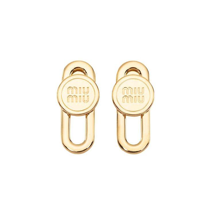 Miu Miu Logo Decorated Metal Earrings Women earrings Gold 5JO906_2F5I_F0056 Box
Miu Miu Logo Decorated Metal Earrings Women earrings Gold 5JO906_2F5I_F0056 Box