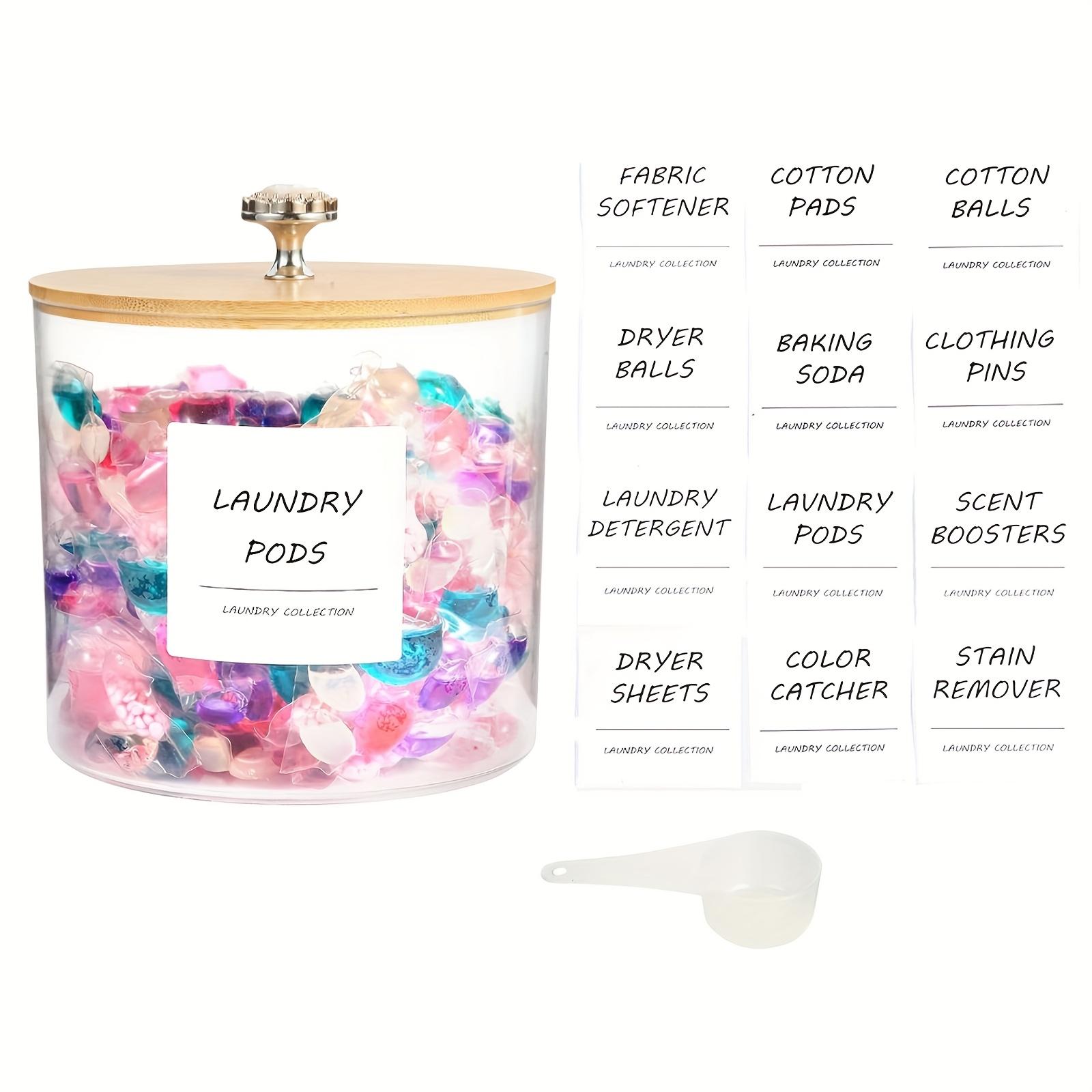 1Pcs/3 Pcs Laundry Pods Containers Dryer Sheet Holder, Laundry Room Organization and Storage Containers with Lids and Labels
1Pcs/3 Pcs Laundry Pods Containers Dryer Sheet Holder, Laundry Room Organization and Storage Containers with Lids and Labels