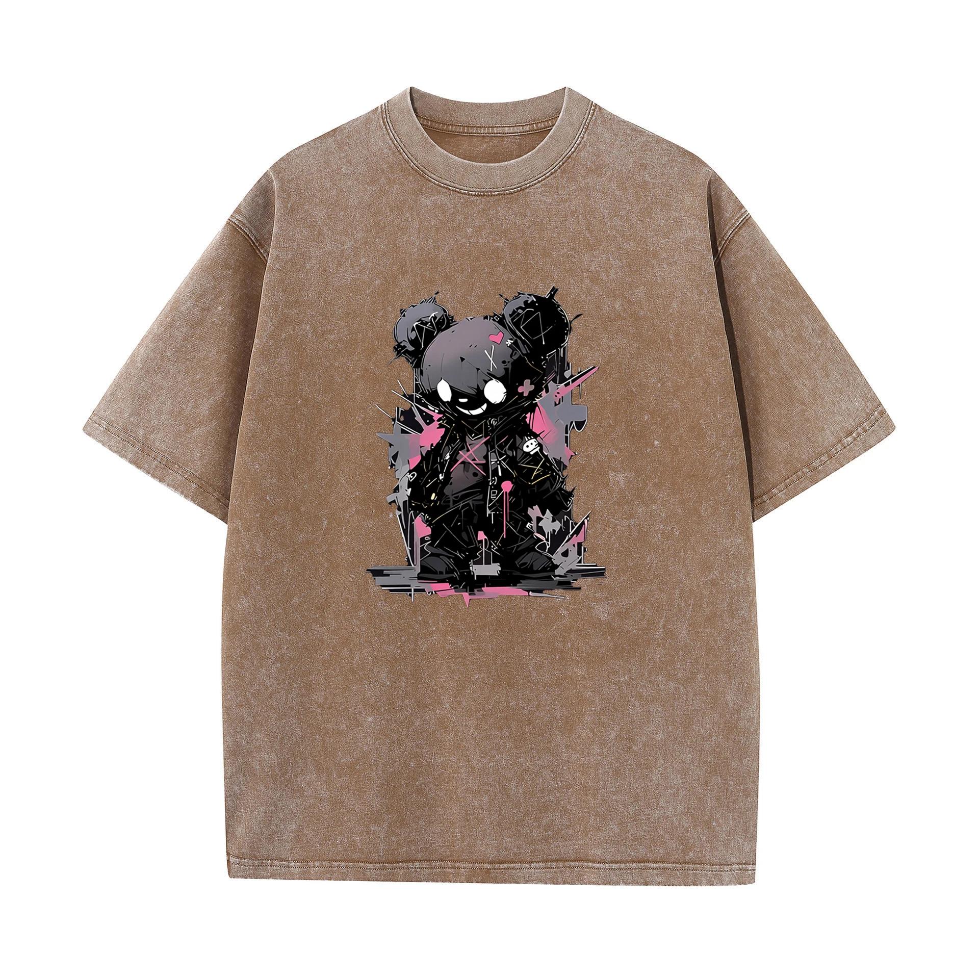 New Vintage WashedCottonTShirt MenWomenGothic Punk BlackBearGraphicTees StreetwearHarajuku Casual OversizedShort SleeveTops S
New Vintage WashedCottonTShirt MenWomenGothic Punk BlackBearGraphicTees StreetwearHarajuku Casual OversizedShort SleeveTops S