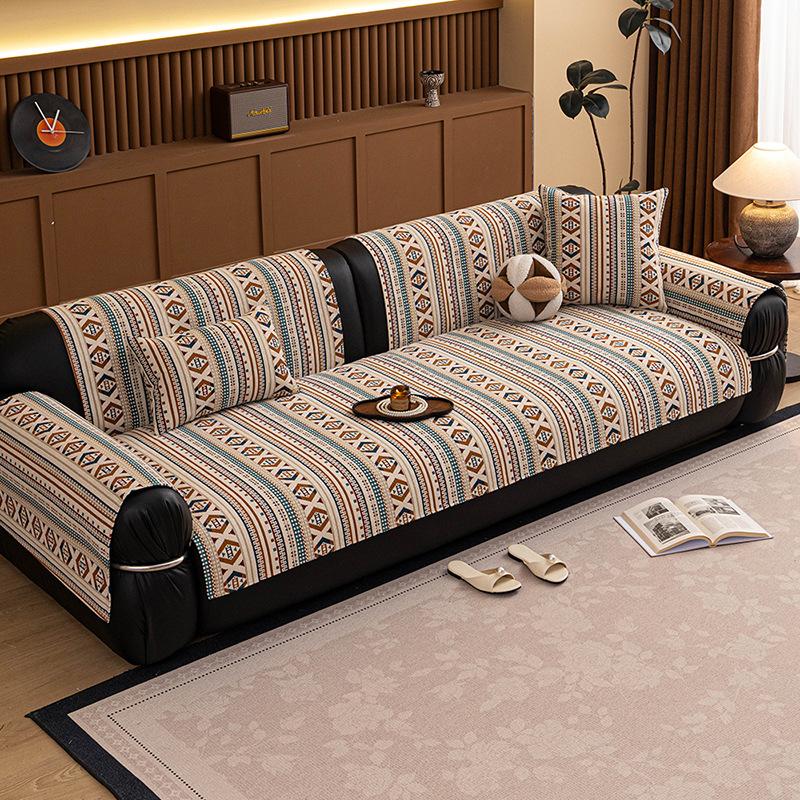 1pcs Bohemian Ethnic Snowy Neil Couch Mats All Season Universal Anti Cat Scratch and Non Slip Sofa Cushion Colorful Striped Living Room Decorations 70*70cm 1pcs
1pcs Bohemian Ethnic Snowy Neil Couch Mats All Season Universal Anti Cat Scratch and Non Slip Sofa Cushion Colorful Striped Living Room Decorations 70*70cm 1pcs
