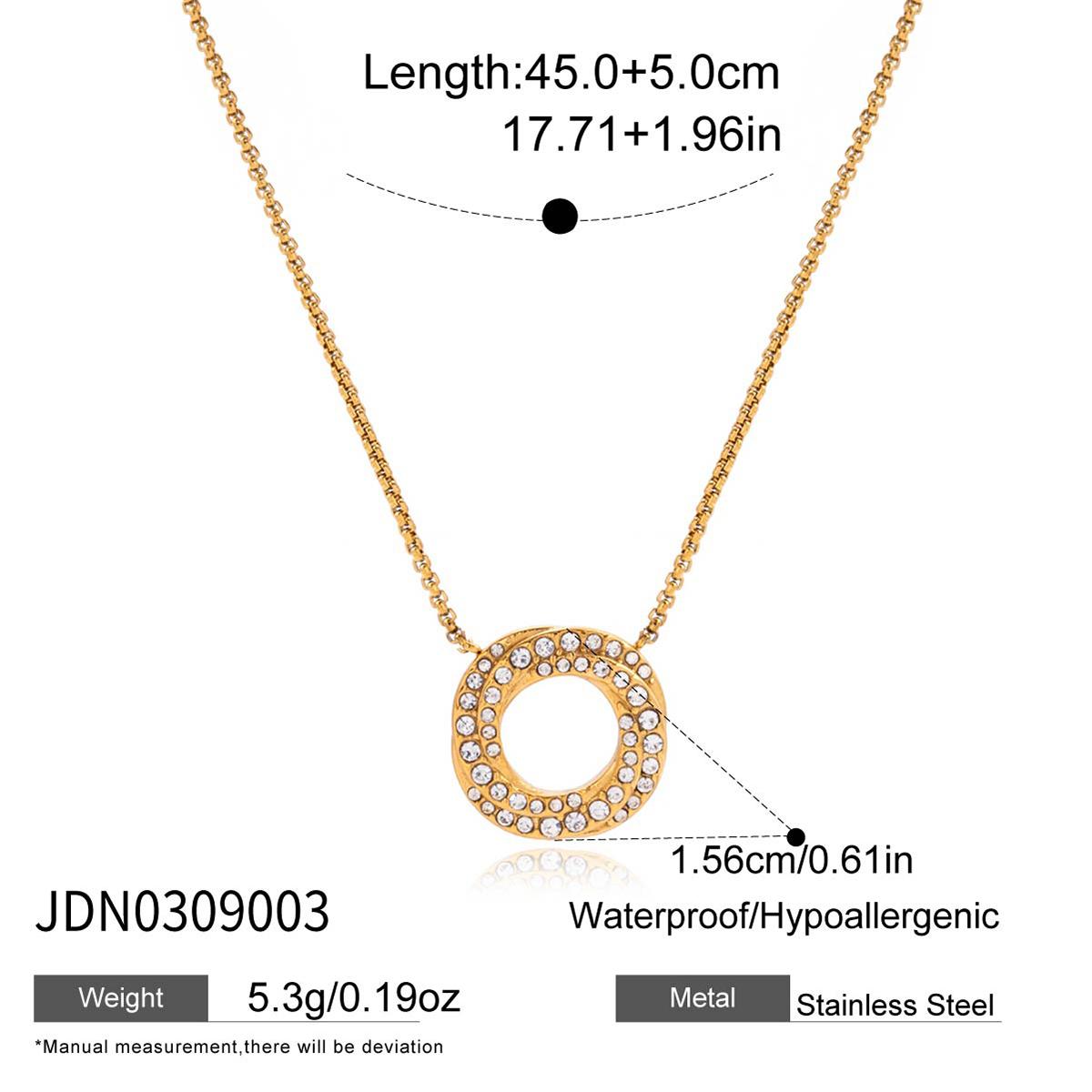 Youthway Zircon Oval Pendant Necklace For Women Minimalist Gold Plated Stainless Steel Necklace Simple Fashion Jewelry Gift
Youthway Zircon Oval Pendant Necklace For Women Minimalist Gold Plated Stainless Steel Necklace Simple Fashion Jewelry Gift
