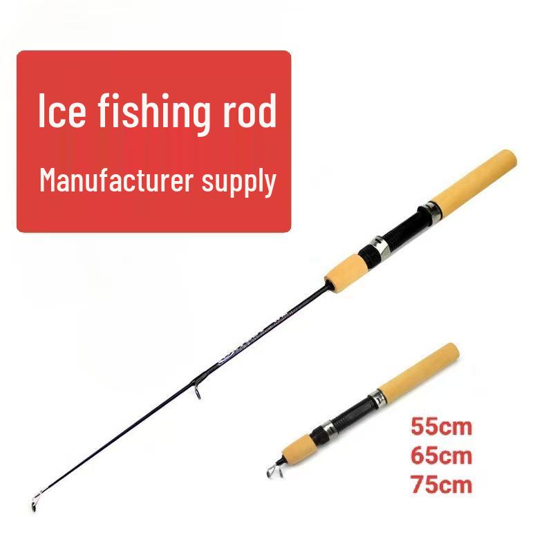 Custom Telescopic Solid Fiberglass Ice Fishing Rod – Available in 55, 65, 75, and 100 Sizes 55cm
Custom Telescopic Solid Fiberglass Ice Fishing Rod – Available in 55, 65, 75, and 100 Sizes 55cm