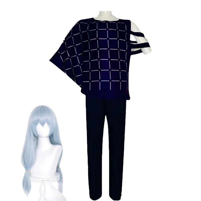 Mahito Cosplay Anime jjk Costumes Wig Top Pants Suit Halloween Costume For Men Carnival Party Mahito Set For Comic Con XXL як показано кольору
Mahito Cosplay Anime jjk Costumes Wig Top Pants Suit Halloween Costume For Men Carnival Party Mahito Set For Comic Con XXL як показано кольору
