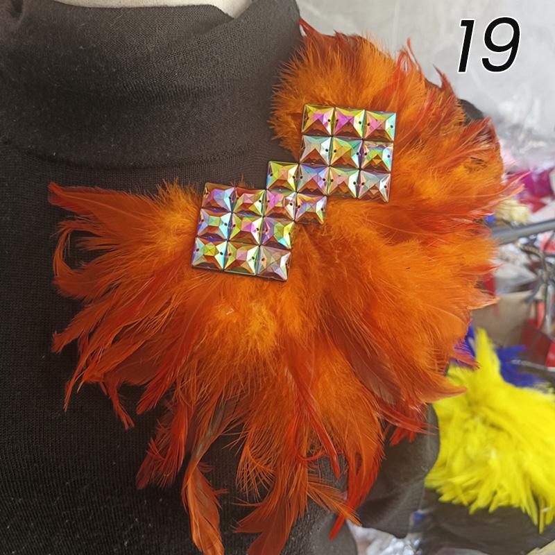Bright Shining Gothic Women Natural Feather Epaulet Shrug Shoulder Strap for Halloween Carnival Costume Clothing Accessory
Bright Shining Gothic Women Natural Feather Epaulet Shrug Shoulder Strap for Halloween Carnival Costume Clothing Accessory