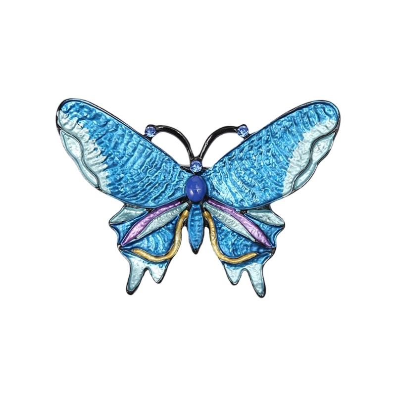 Fashionable Crystals Butterfly Brooch Sturdy Alloy Enamel Pin for Party Supplies Dresses and Elegant Attire Decoration синій
Fashionable Crystals Butterfly Brooch Sturdy Alloy Enamel Pin for Party Supplies Dresses and Elegant Attire Decoration синій