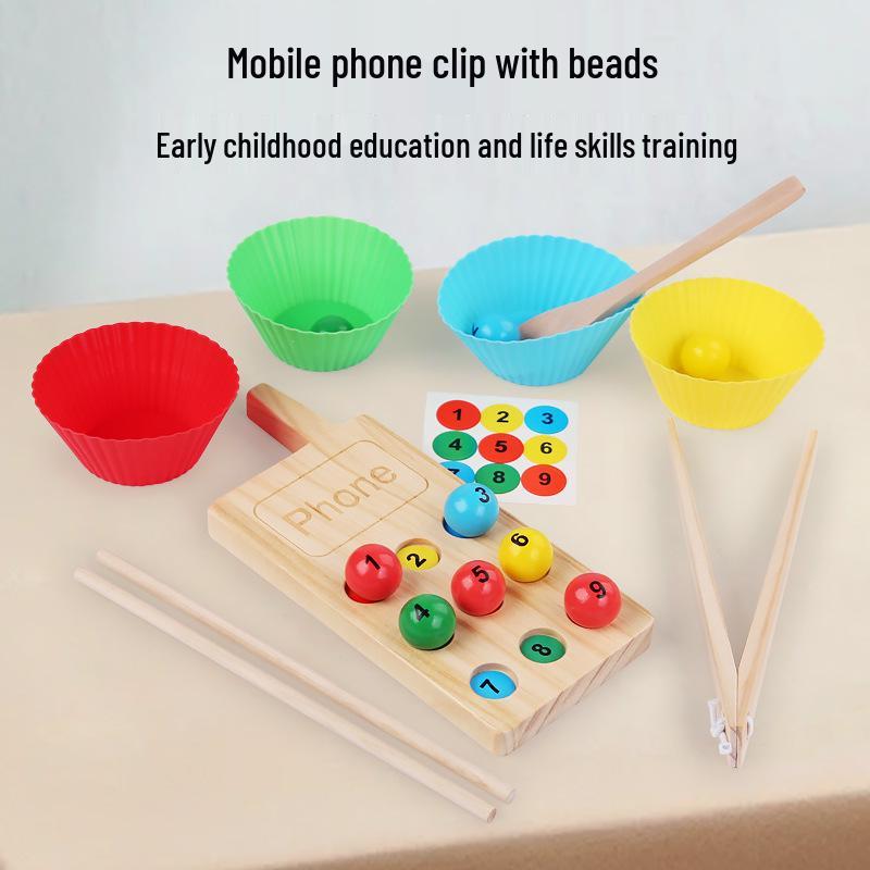 Interactive Educational Mobile Phone Stickers & Beads: Colorful Learning Tools for Kids with Numbers, Colors, Matching, Chopsticks, Spoons, and Clips.
Interactive Educational Mobile Phone Stickers & Beads: Colorful Learning Tools for Kids with Numbers, Colors, Matching, Chopsticks, Spoons, and Clips.