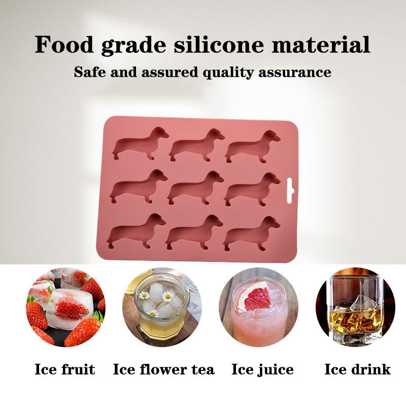 Creative Silicone Dachshund Puppy Shaped Ice Cube Chocolate Cookie Mold Diy Home Ice Tray Kitchen Tools Silicone Mold Gadgets 
Creative Silicone Dachshund Puppy Shaped Ice Cube Chocolate Cookie Mold Diy Home Ice Tray Kitchen Tools Silicone Mold Gadgets
