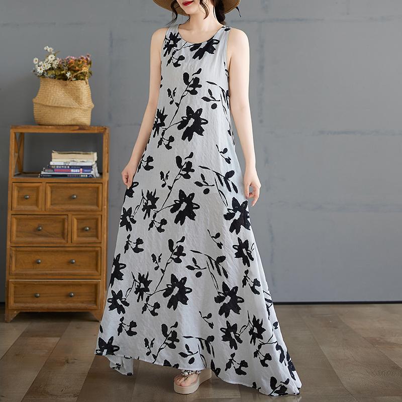 DIMANAF 2025 Women Linen Summer Flower print Dress Casual Ladies Basic Long Dress 8238 2XL
DIMANAF 2025 Women Linen Summer Flower print Dress Casual Ladies Basic Long Dress 8238 2XL