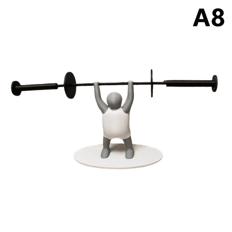 Забавный держатель для туалетной бумаги в виде тяжелоатлета, уникальный держатель для туалетной бумаги, напечатанный на 3D-принтере, держащий штангу, декор для ванной комнаты
Забавный держатель для туалетной бумаги в виде тяжелоатлета, уникальный держатель для туалетной бумаги, напечатанный на 3D-принтере, держащий штангу, декор для ванной комнаты