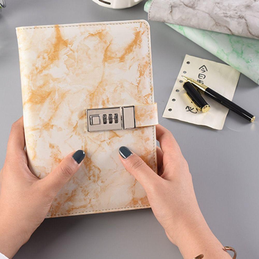 A5 Marble Texture Handbook Soft Secure Diary Binder Office Supply Hand Ledger Protecting Secrets синій
A5 Marble Texture Handbook Soft Secure Diary Binder Office Supply Hand Ledger Protecting Secrets синій