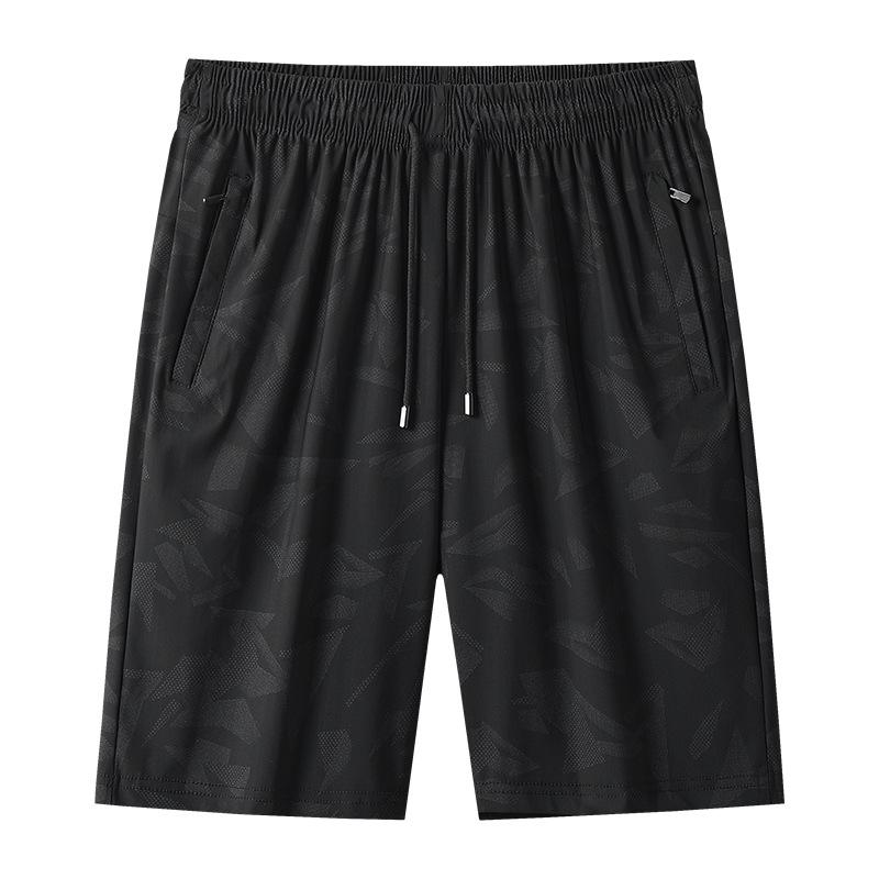 Мужские летние шорты из ледяного шелка камуфляжной расцветки больших размеров, свободные, повседневные, быстросохнущие, длиной три четверти, для бега, спорта, пляжа L чёрный
Мужские летние шорты из ледяного шелка камуфляжной расцветки больших размеров, свободные, повседневные, быстросохнущие, длиной три четверти, для бега, спорта, пляжа L чёрный