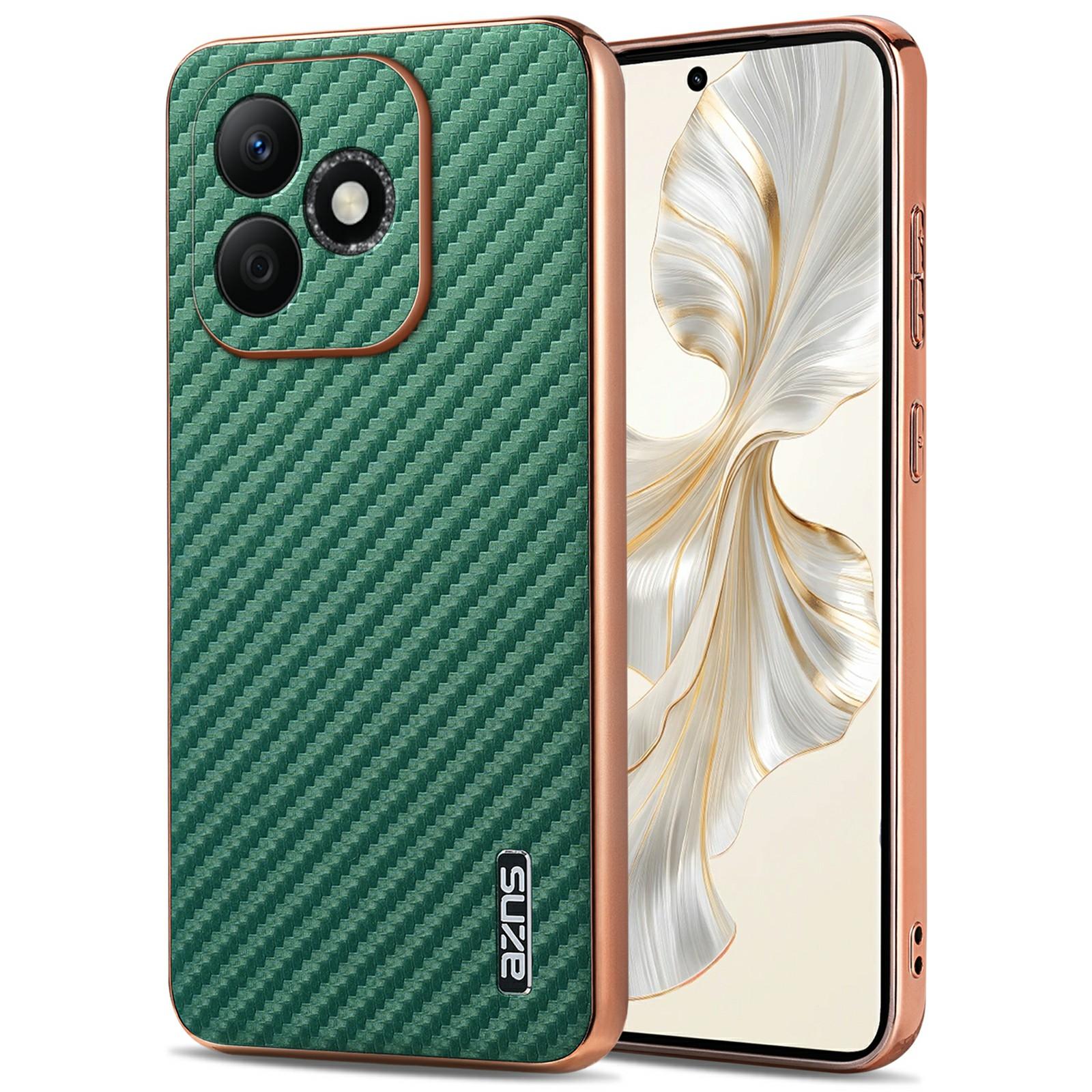 AZNS For Honor X60i 5G Case Electroplating Carbon Fiber Texture PU+TPU Phone Cover Green
AZNS For Honor X60i 5G Case Electroplating Carbon Fiber Texture PU+TPU Phone Cover Green