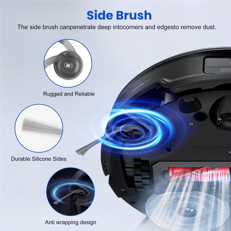 A34R Dust Bag Cleaning Cloth Side Brush Main Roller Replacement Accessory Kit For Roborock Saros 10/S9 Maxv Ultra
A34R Dust Bag Cleaning Cloth Side Brush Main Roller Replacement Accessory Kit For Roborock Saros 10/S9 Maxv Ultra