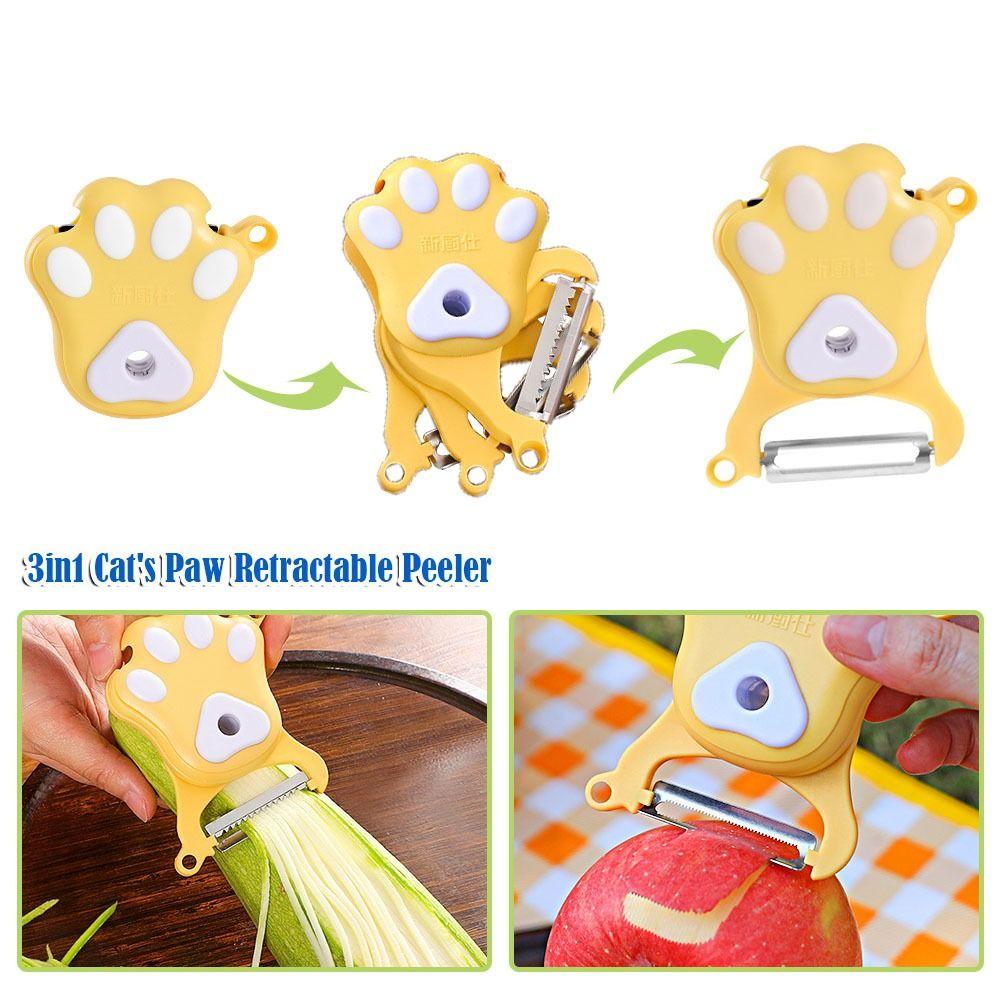 3in1 Fruit Peeler Cat s Paw Foldable Peeler New Manual Peeler for Household Kitchen Tool
3in1 Fruit Peeler Cat s Paw Foldable Peeler New Manual Peeler for Household Kitchen Tool
