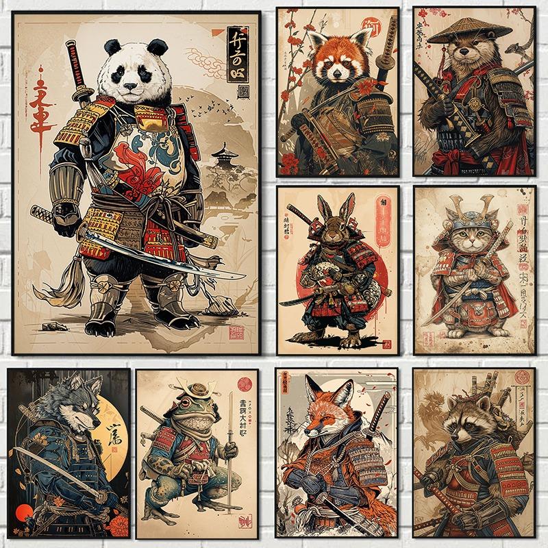 Ukiyo-e Japanese Retro Warrior Animal Portrait Posters Prints Canvas Painting Wall Art Picture Living Room Home Decor 21cm×30cm NoFrame
Ukiyo-e Japanese Retro Warrior Animal Portrait Posters Prints Canvas Painting Wall Art Picture Living Room Home Decor 21cm×30cm NoFrame
