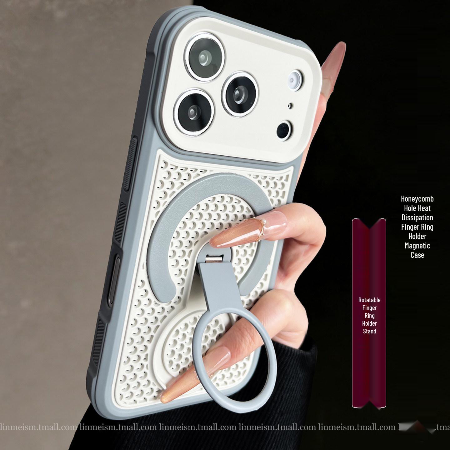 Compatible with iPhone 17 Pro: Colorful Honeycomb Heat Dissipation Magnetic Case with 360° Bracket 15PRO снег белый
Compatible with iPhone 17 Pro: Colorful Honeycomb Heat Dissipation Magnetic Case with 360° Bracket 15PRO снег белый