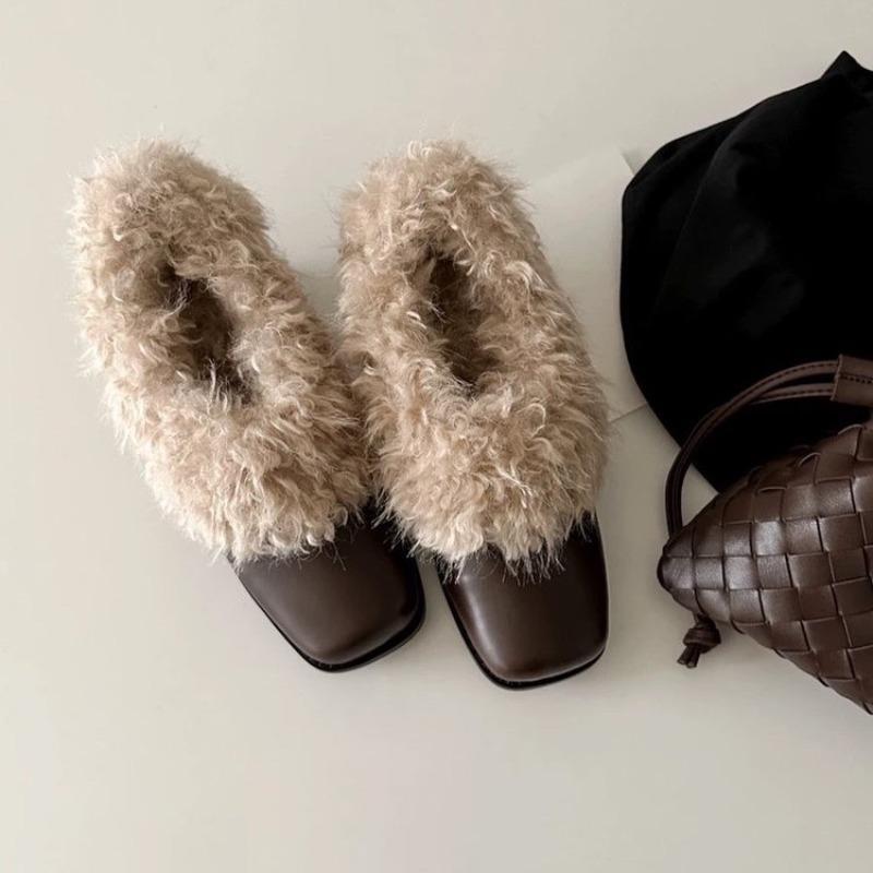 2026 New Retro High-heeled Fuzzy Shoes Women s Fleece Thermal Square Toe Slip-on Block Heel Cotton Shoes 35 коричневый
2026 New Retro High-heeled Fuzzy Shoes Women s Fleece Thermal Square Toe Slip-on Block Heel Cotton Shoes 35 коричневый