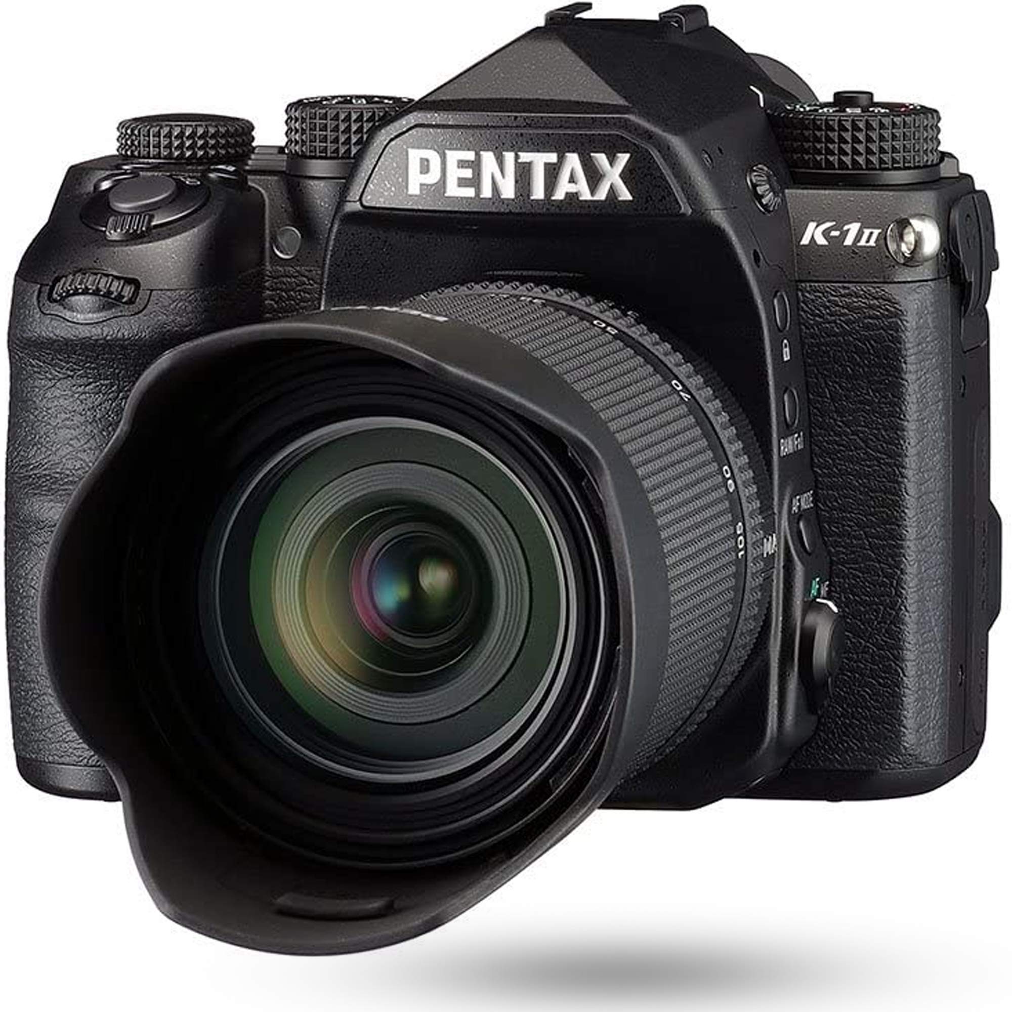 Повнорозмірна цифрова дзеркальна фотокамера PENTAX Mark II Lens Kit 16007 K-1 28-105WR чорний
Повнорозмірна цифрова дзеркальна фотокамера PENTAX Mark II Lens Kit 16007 K-1 28-105WR чорний