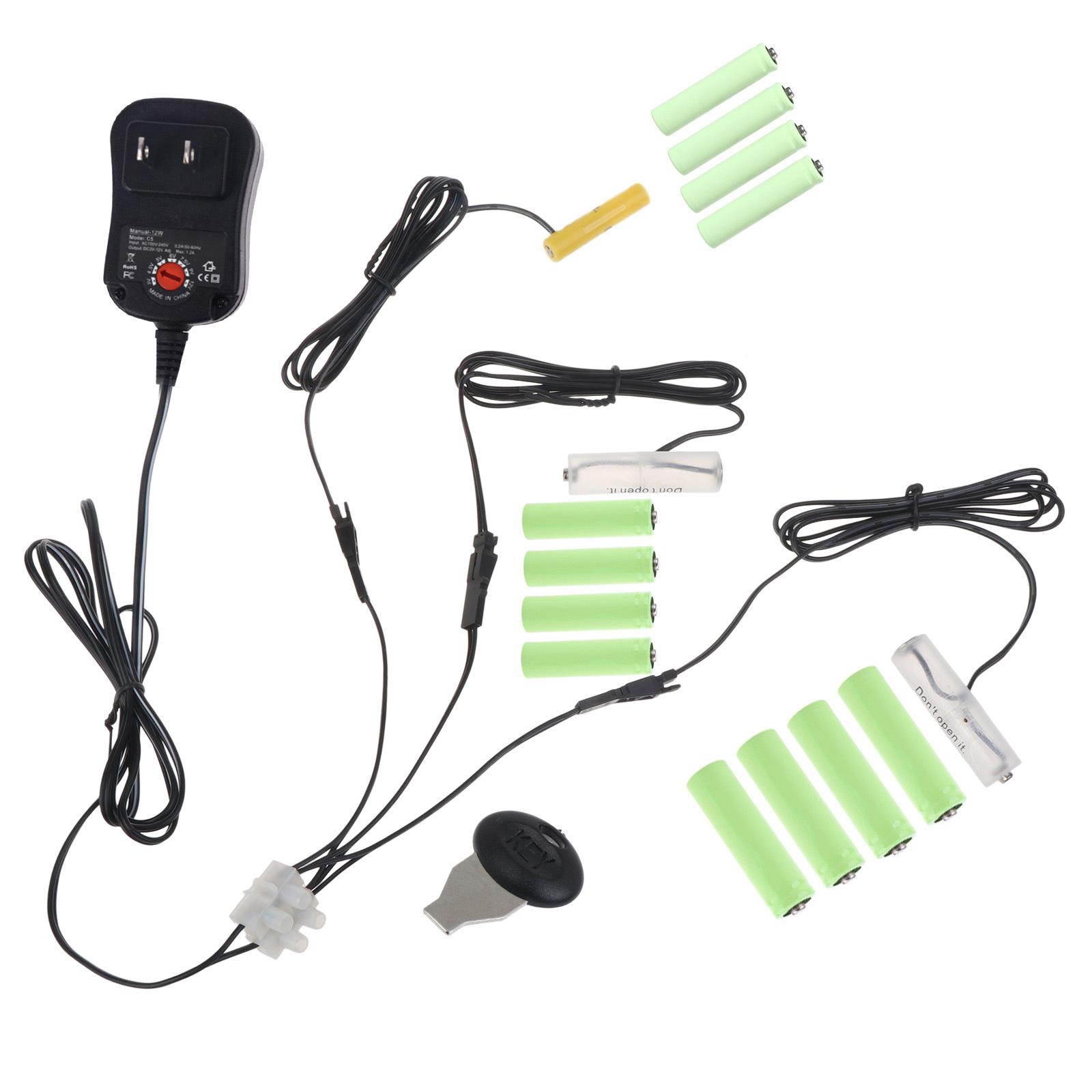 3V 4.5V 6V 12V Replace 2-8pcs AA+AAA Batteries to Mains Adapter for Toy Flashlight LED Lamp Toothbrush Christmas Tree
3V 4.5V 6V 12V Replace 2-8pcs AA+AAA Batteries to Mains Adapter for Toy Flashlight LED Lamp Toothbrush Christmas Tree