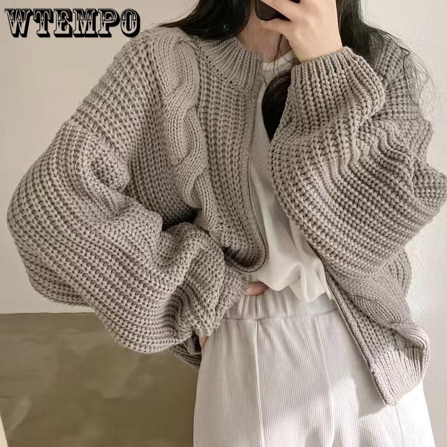 Women s Sweater Autumn Winter Retro Loose Zipper Fried Dough Twists Thick Knitting Cardigan 2XL абрикосовий
Women s Sweater Autumn Winter Retro Loose Zipper Fried Dough Twists Thick Knitting Cardigan 2XL абрикосовий