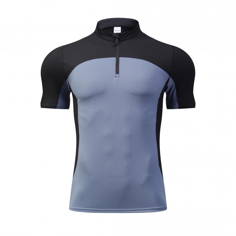 Мужская теннисная футболка для гольфа Ice Silk, спортивная футболка для фитнеса, облегающая футболка для спортзала, футболка с коротким рукавом и полумолнией, цветные блоки, спортивная одежда XXL серый
Мужская теннисная футболка для гольфа Ice Silk, спортивная футболка для фитнеса, облегающая футболка для спортзала, футболка с коротким рукавом и полумолнией, цветные блоки, спортивная одежда XXL серый