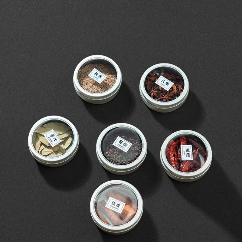 6 шт. Магнитные контейнеры для приправ из жести серебристого цвета, настенный ящик для хранения приправ, круглые с прозрачной крышкой, магнитные баночки для специй
6 шт. Магнитные контейнеры для приправ из жести серебристого цвета, настенный ящик для хранения приправ, круглые с прозрачной крышкой, магнитные баночки для специй