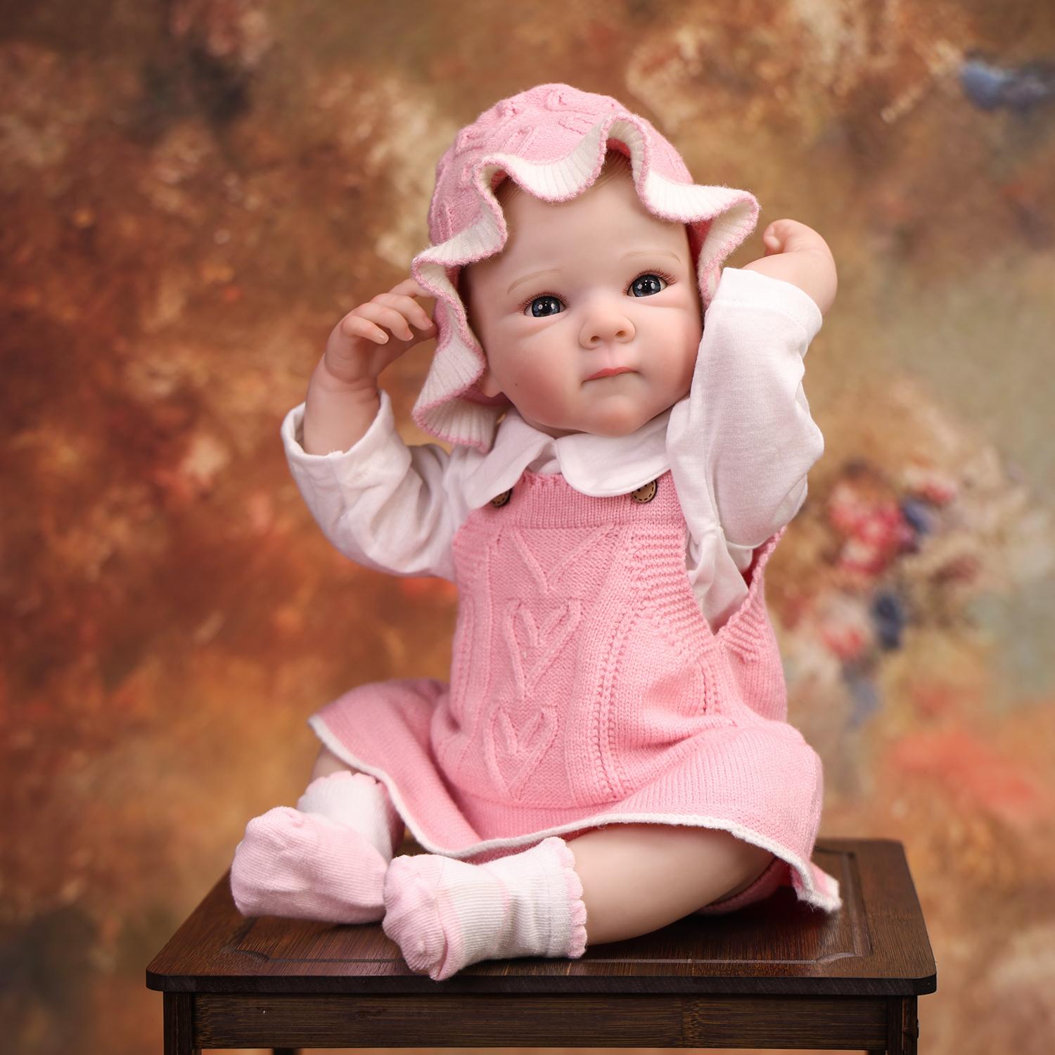 KEIUMI 18 Inch Reborn Baby Doll Full Silicone Vinyl Realistic 3D Skin Newborn Girl Toy Children Birthday Gift 18 inch
KEIUMI 18 Inch Reborn Baby Doll Full Silicone Vinyl Realistic 3D Skin Newborn Girl Toy Children Birthday Gift 18 inch
