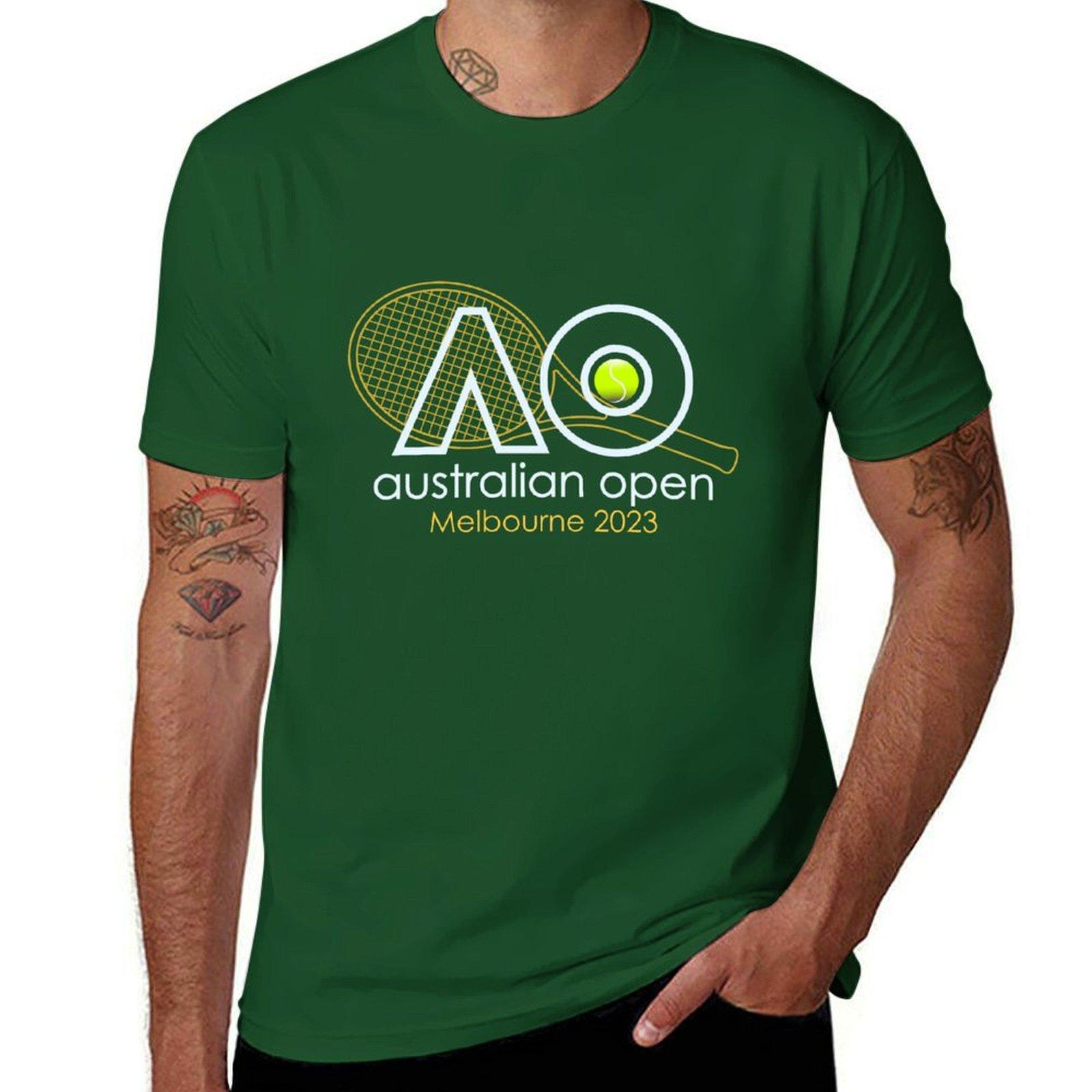 Тенісний турнір Australian Open - Мельбурн 2023 Футболка великого розміру топи футболки Футболка з коротким рукавом смішні чоловічі футболки для тренувань 4XL
Тенісний турнір Australian Open - Мельбурн 2023 Футболка великого розміру топи футболки Футболка з коротким рукавом смішні чоловічі футболки для тренувань 4XL