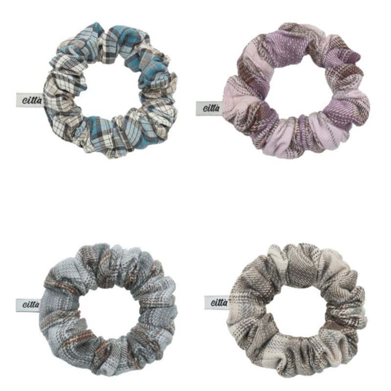 CITTA Vintage Check Mini Doughnut Scrunchie_CTA933(4color) Beige
CITTA Vintage Check Mini Doughnut Scrunchie_CTA933(4color) Beige