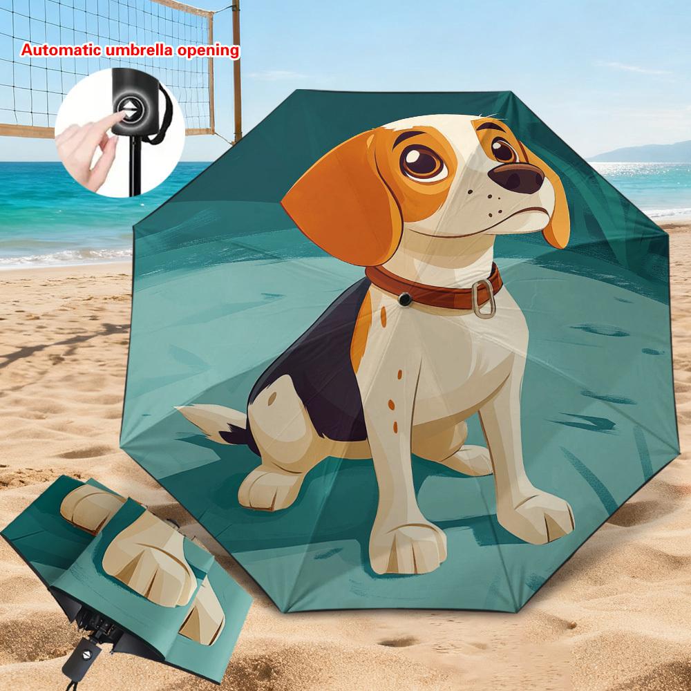 1pc Beagle Dog Automatic Umbrella with Cute Beagle Puppy Design - Automatic Opening/ Closing, 8-Rib Reinforced Frame, & Windpr (as the picture,Iron&8K)
1pc Beagle Dog Automatic Umbrella with Cute Beagle Puppy Design - Automatic Opening/ Closing, 8-Rib Reinforced Frame, & Windpr (as the picture,Iron&8K)