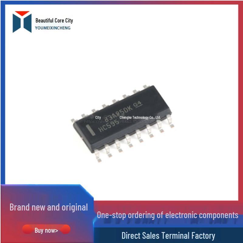 SN74HC595DR 8-bit Shift Register with 3-State Output (SOIC-16)
SN74HC595DR 8-bit Shift Register with 3-State Output (SOIC-16)