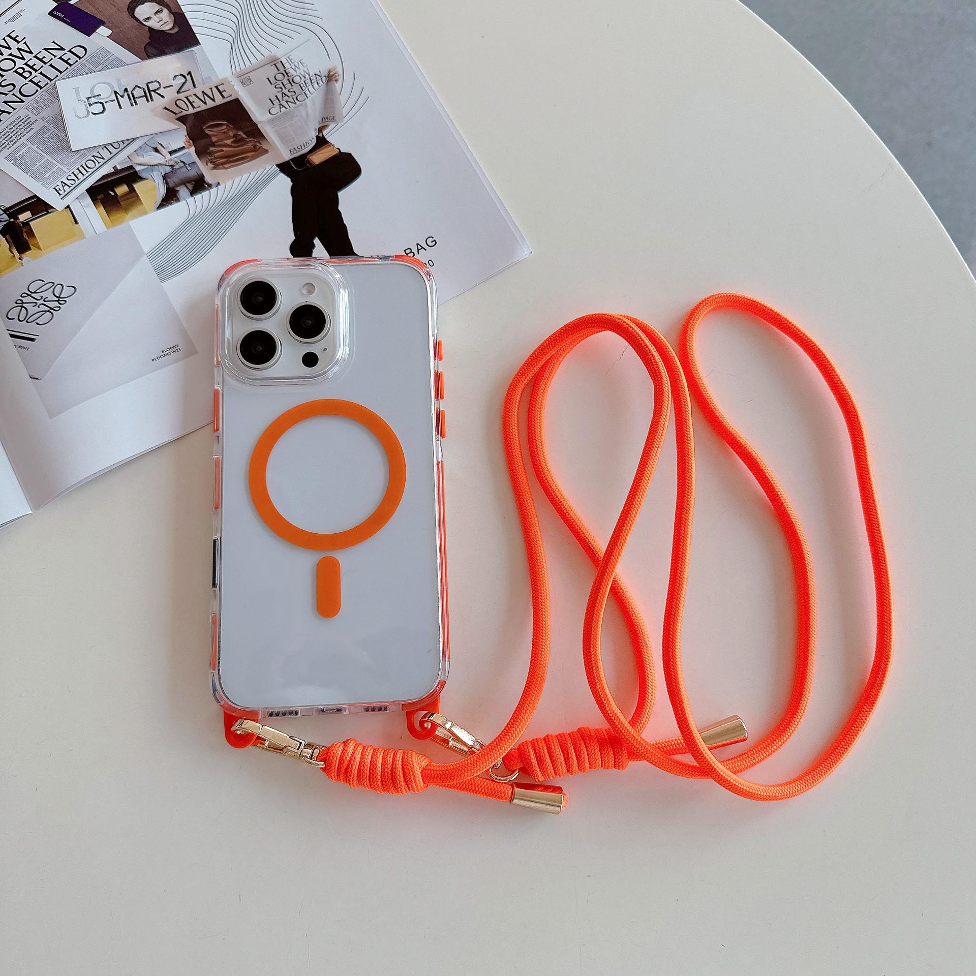 For Apple 16 ProMax Color Contrasting Anti Slip Edge Case for IPhone 15 Strong Magnetic 14 Hanging Rope Phone Case For iPhone13Promax
For Apple 16 ProMax Color Contrasting Anti Slip Edge Case for IPhone 15 Strong Magnetic 14 Hanging Rope Phone Case For iPhone13Promax