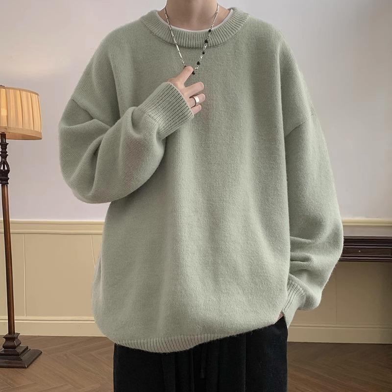 Japanese Retro Velvet Thick Inner Backing Knitted Sweater Trendy Brand Men s Autumn and Winter Loose Lazy Style High-end Sweater 3XL світло-зелений колір
Japanese Retro Velvet Thick Inner Backing Knitted Sweater Trendy Brand Men s Autumn and Winter Loose Lazy Style High-end Sweater 3XL світло-зелений колір
