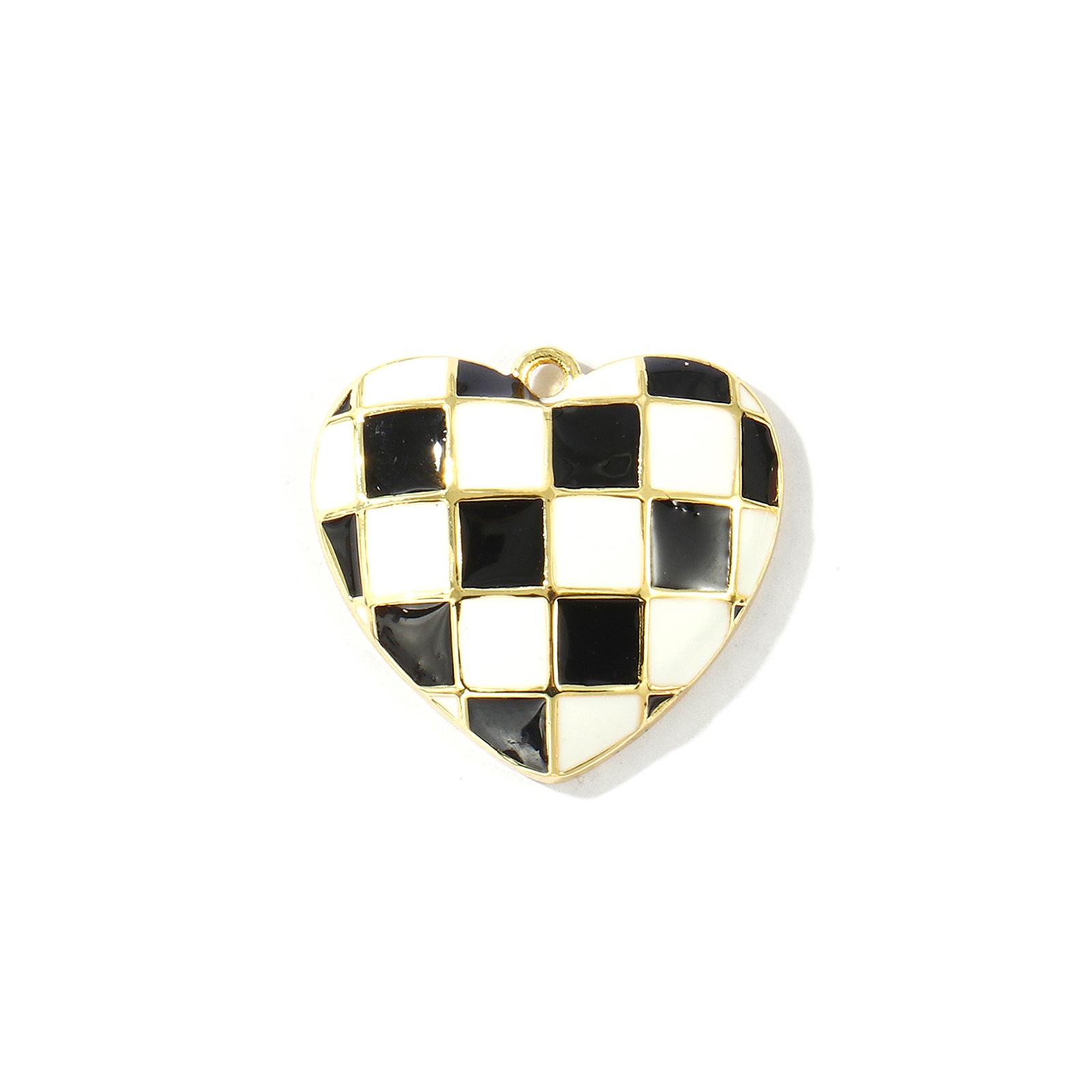 2 Pcs Brass Heart Valentine s Day Charms 18K Gold Plated Enamel Hearts Grid Checker Pendants DIY Necklace Wholesale 22mm x 20mm чёрный
2 Pcs Brass Heart Valentine s Day Charms 18K Gold Plated Enamel Hearts Grid Checker Pendants DIY Necklace Wholesale 22mm x 20mm чёрный