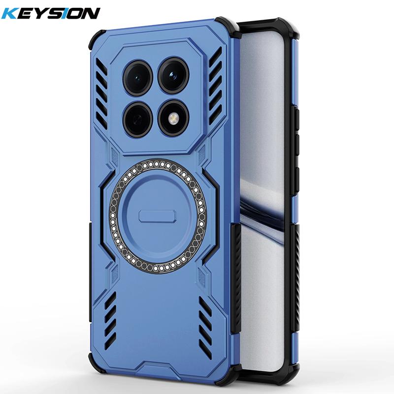 KEYSION Полый корпус с рассеиванием тепла для Xiaomi POCO M8 Pro 5G Силикон+ПК Магнитное охлаждение Ударопрочный чехол для телефона для POCO M8 5G for POCO M8 5G синий
KEYSION Полый корпус с рассеиванием тепла для Xiaomi POCO M8 Pro 5G Силикон+ПК Магнитное охлаждение Ударопрочный чехол для телефона для POCO M8 5G for POCO M8 5G синий