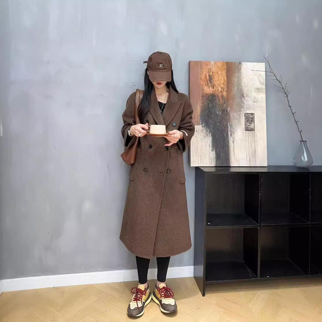 Новое осенне-зимнее двухстороннее шерстяное пальто длинное корейское свободное повседневное шерстяное пальто M коричневый
Новое осенне-зимнее двухстороннее шерстяное пальто длинное корейское свободное повседневное шерстяное пальто M коричневый