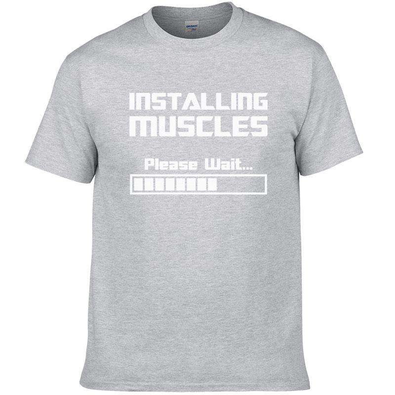 Summer New Tshirts Installing Muscles Please Wait Loading Bar Funny Print T Shirt Men Women Cotton Short Sleeve Cool Tees 310 2XL
Summer New Tshirts Installing Muscles Please Wait Loading Bar Funny Print T Shirt Men Women Cotton Short Sleeve Cool Tees 310 2XL