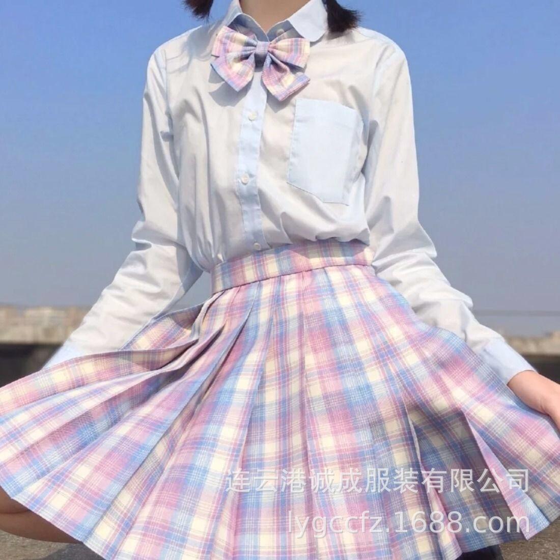 Женская школьная форма в стиле аниме, комплект из 3 предметов, летняя белая длинная рубашка-рубашка JK с костюмом с юбкой L розовый/синий
Женская школьная форма в стиле аниме, комплект из 3 предметов, летняя белая длинная рубашка-рубашка JK с костюмом с юбкой L розовый/синий