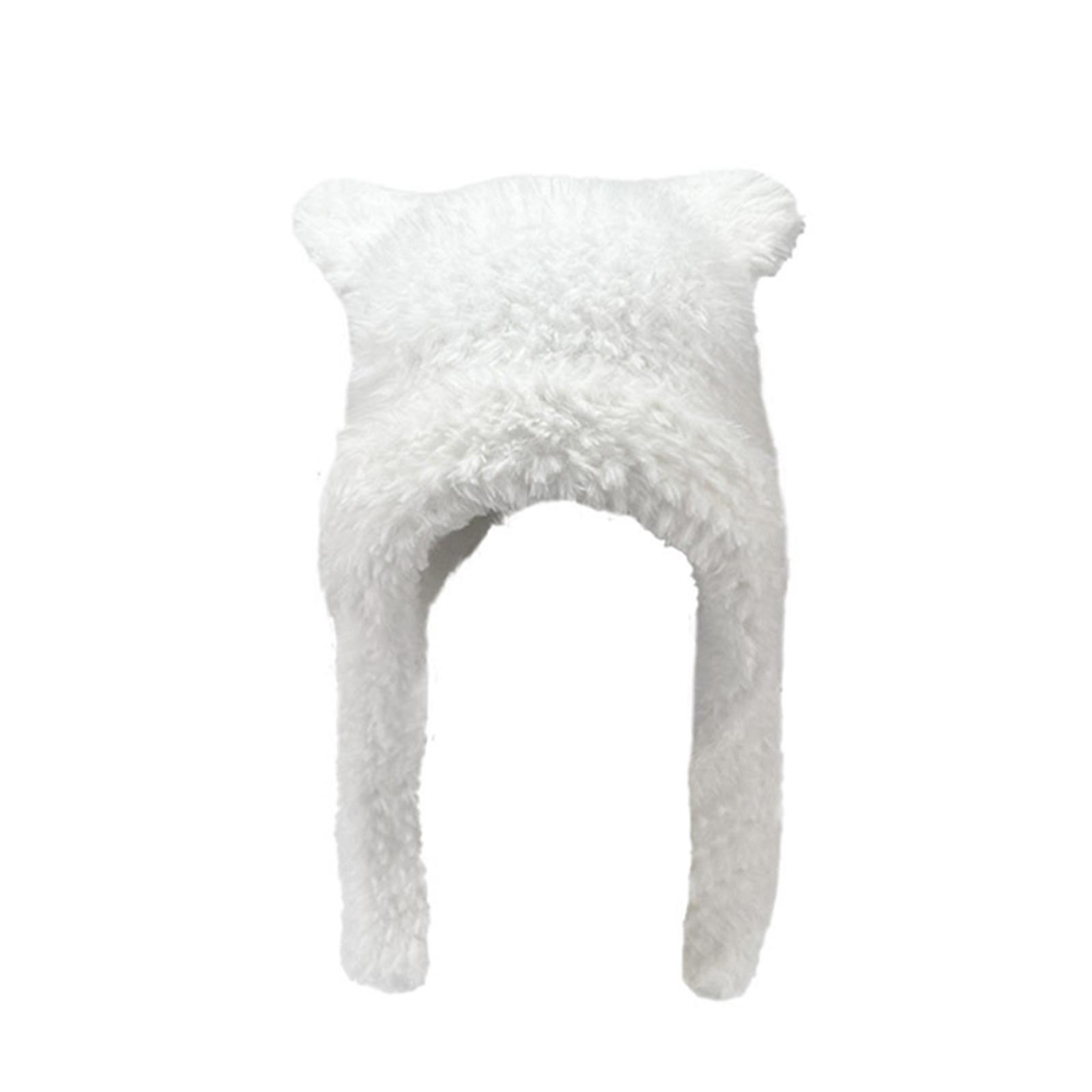 Plush Bear Ear Shape Trapper Hat Adult Ear Protect Hat Winter Warmer Hat Cold Christmas Presents for Students Teens 1 чистый белый
Plush Bear Ear Shape Trapper Hat Adult Ear Protect Hat Winter Warmer Hat Cold Christmas Presents for Students Teens 1 чистый белый