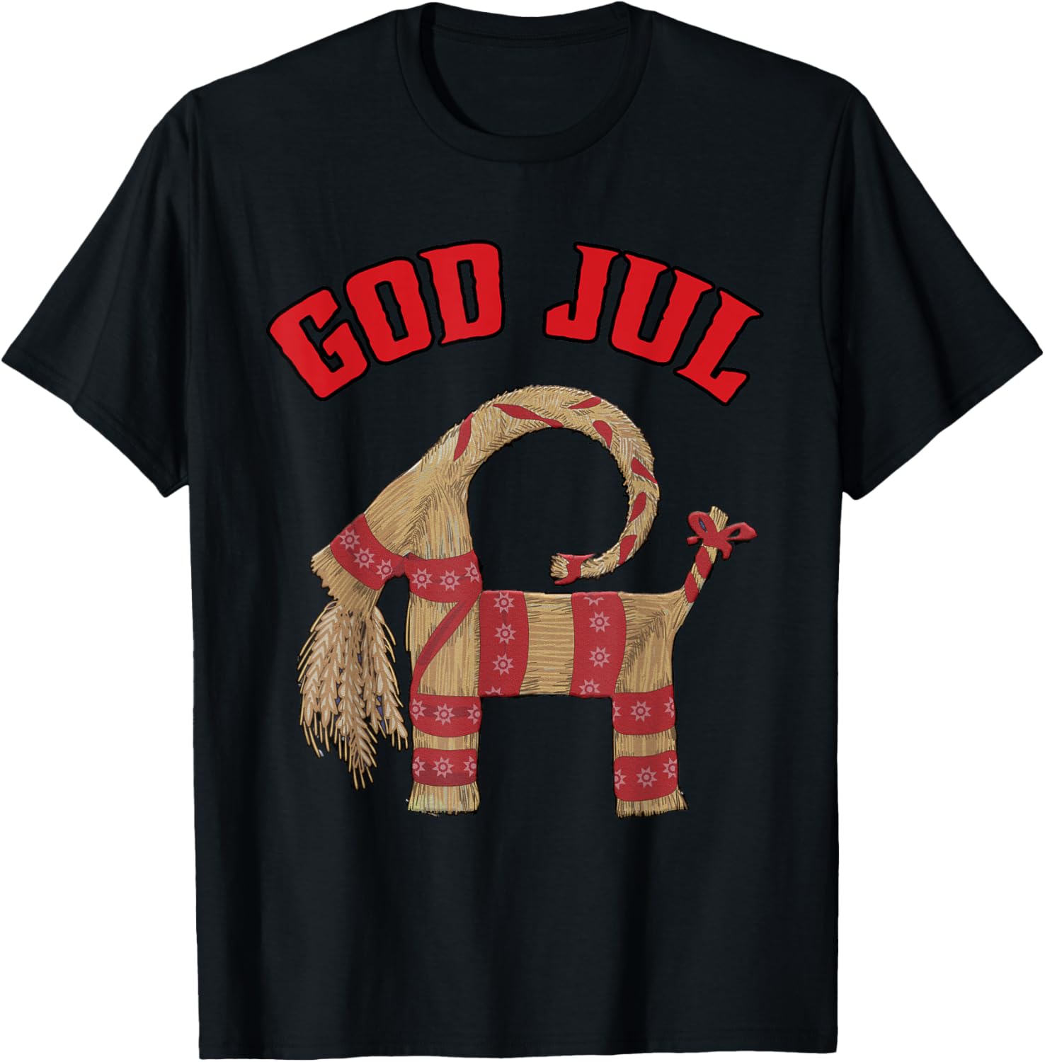 Swedish Straw Christmas Goat God Jul Nordic Julbock TShirt 5XL
Swedish Straw Christmas Goat God Jul Nordic Julbock TShirt 5XL