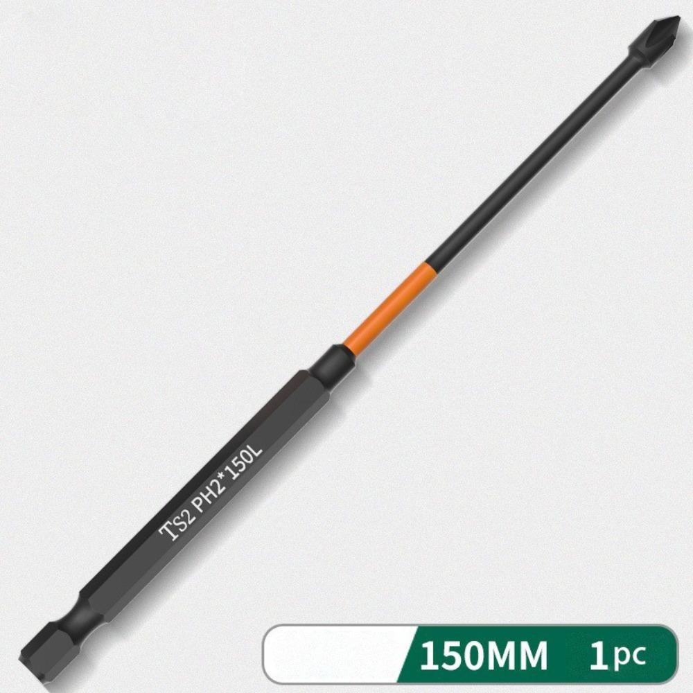 Anti-shock Driver Bit Non-slip Phillips Bit Portable Cross Drill Bit 1pc-150mm
Anti-shock Driver Bit Non-slip Phillips Bit Portable Cross Drill Bit 1pc-150mm