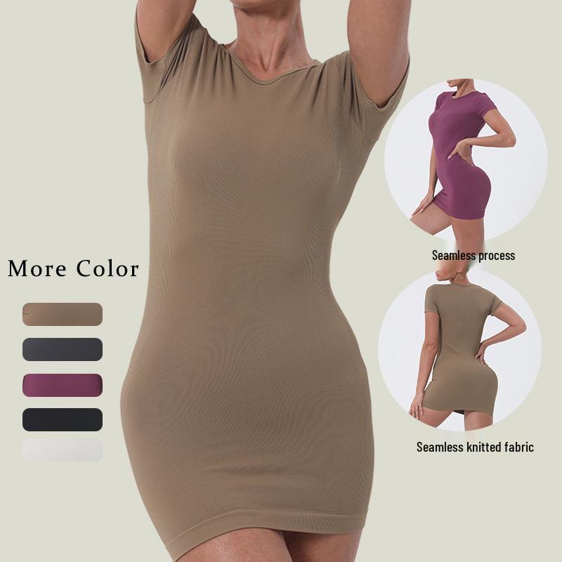 European & American Tummy Control Slim Fit Short-Sleeve Yoga Jumpsuit L рожевий червоний колір
European & American Tummy Control Slim Fit Short-Sleeve Yoga Jumpsuit L рожевий червоний колір
