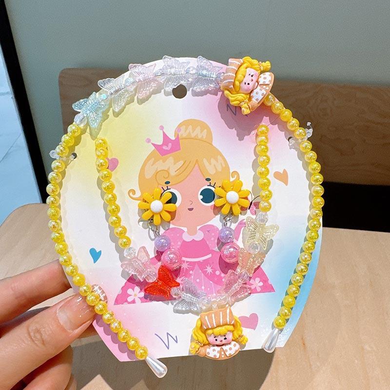 Детское ожерелье, комплект украшений, ослепительный браслет из бисера, мультяшная повязка на голову, серьги, аксессуары для девочек-принцесс
Детское ожерелье, комплект украшений, ослепительный браслет из бисера, мультяшная повязка на голову, серьги, аксессуары для девочек-принцесс