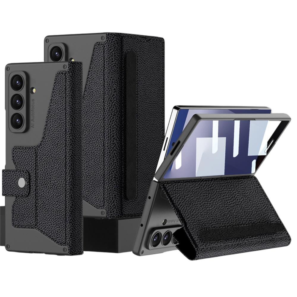 GKK Для Samsung Galaxy Z Fold7 5G Чохол-підставка з тримачем для карток PU PC Загартоване скло Чохол для телефону Магнітна застібка Black Litchi Texture
GKK Для Samsung Galaxy Z Fold7 5G Чохол-підставка з тримачем для карток PU PC Загартоване скло Чохол для телефону Магнітна застібка Black Litchi Texture