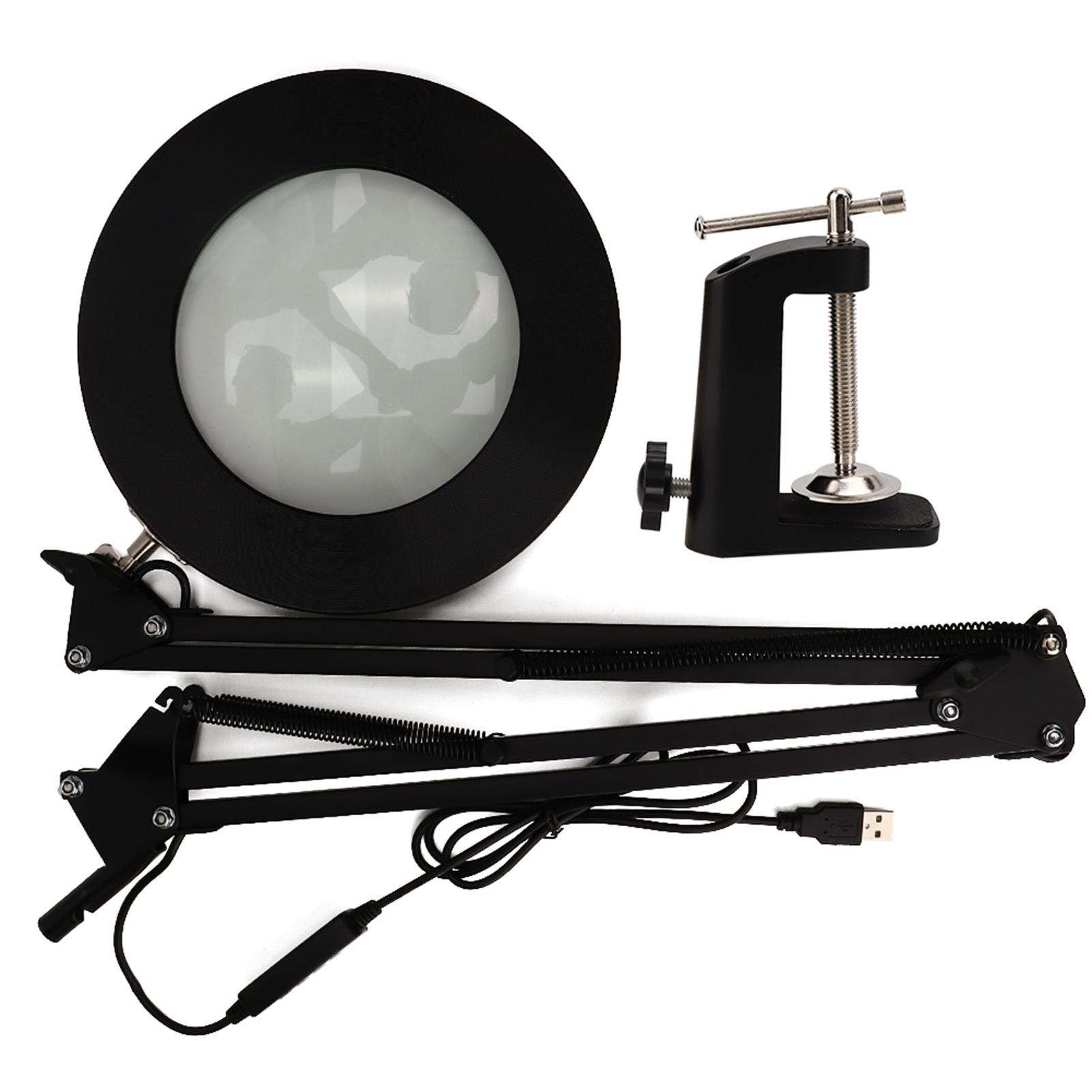USB Clip On Magnifier Lamp Tattoo Foldable 5X Magnifying Glass Led Lamp for Home Beauty Salon(Black чорний
USB Clip On Magnifier Lamp Tattoo Foldable 5X Magnifying Glass Led Lamp for Home Beauty Salon(Black чорний